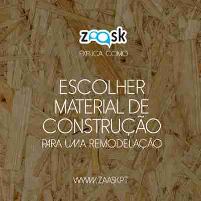 Como escolher material de construção para uma remodelação?